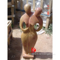 Natural Marble Abstract Human Sculpture For Lover